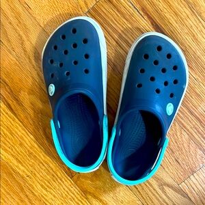CROCS Kids Water Shoes - Navy and Aqua